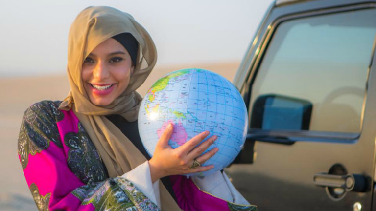 HOW TRAVEL VLOGGER HAIFA BESEISSO IS BREAKING DOWN STEREOTYPES ABOUT ARAB WOMEN